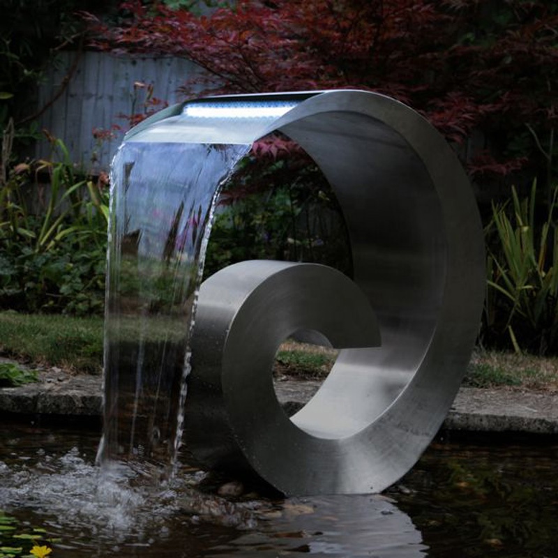 Stainless Steel Garden Fountain Archives Page Of Art Metal