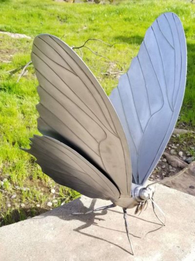 outdoor metal butterflies landscape sculpture | Art Metal Sculpture