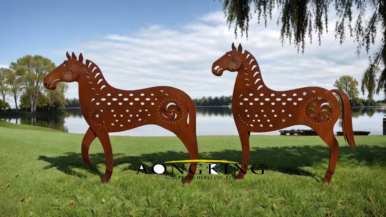 shadow play style American Quarter Horse sculpture