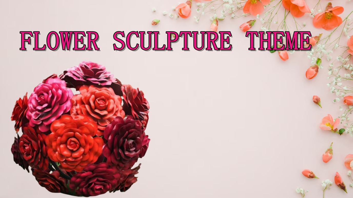 flower sculpture theme
